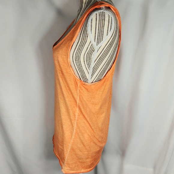 Southern Breeze Orange Racerback Scoop Neck Tank Top Size Large - Picture 4 of 7
